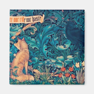 Les animaux dans la forêt, William Morris Magnet