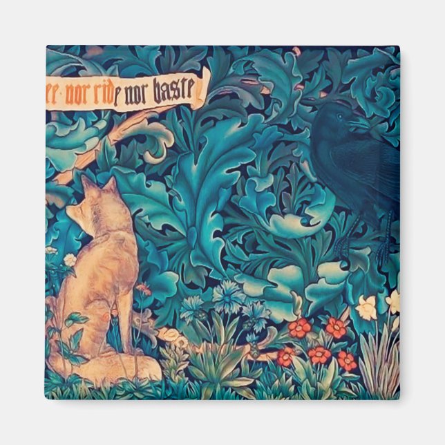 Les animaux dans la forêt, William Morris Magnet (Devant)
