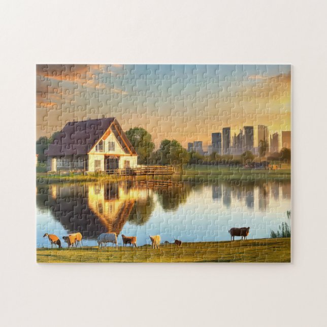 Les animaux de ferme Le puzzle quotidien Récent (Horizontal)