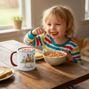 Les animaux de l'enfant personnalisé Mug