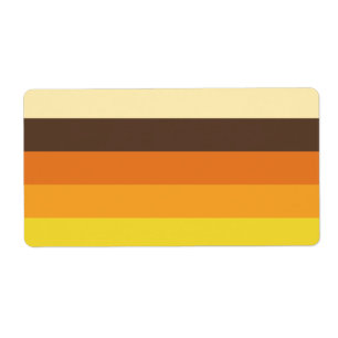 les années 70 Motif de couleurs triées rétro