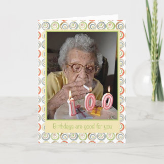 Les anniversaires sont bons pour vous carte drôle