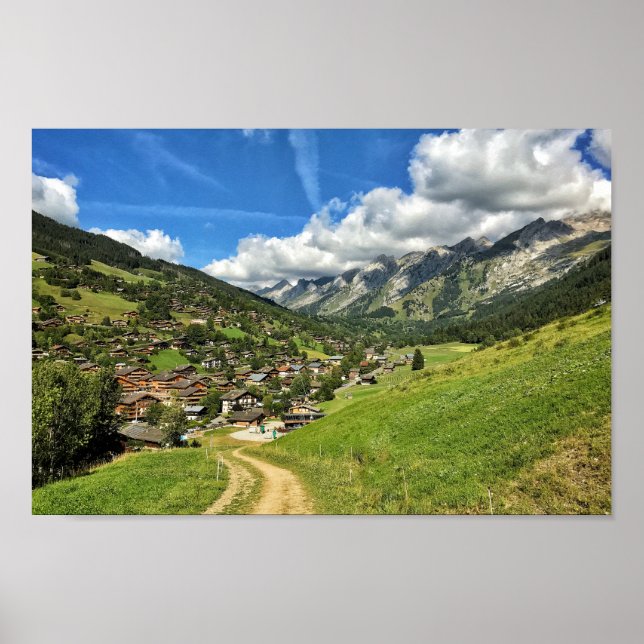 Les Aravis - Haute-Savoie, Affiche des Alpes franç (Devant)