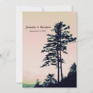 Les arbres aiment l célébrer la nature Invitation 