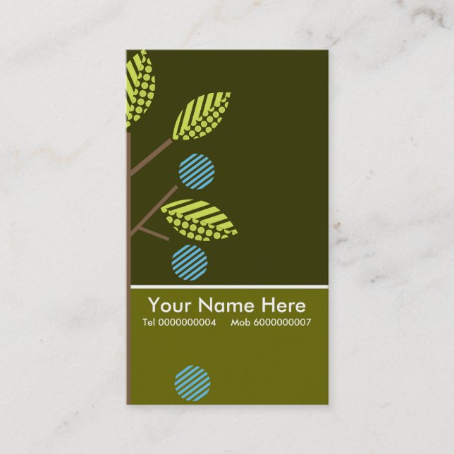 Les Arbres Et Leurs Cartes de visite Fruits (Devant)