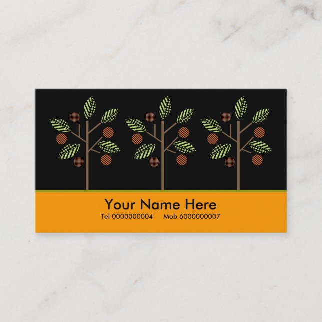 Les Arbres Et Leurs Cartes de visite Fruits (Devant)