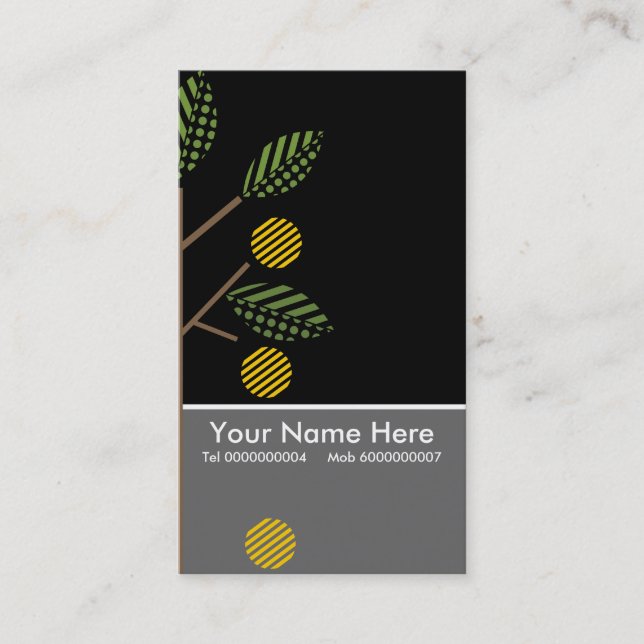 Les Arbres Et Leurs Cartes de visite Fruits (Devant)