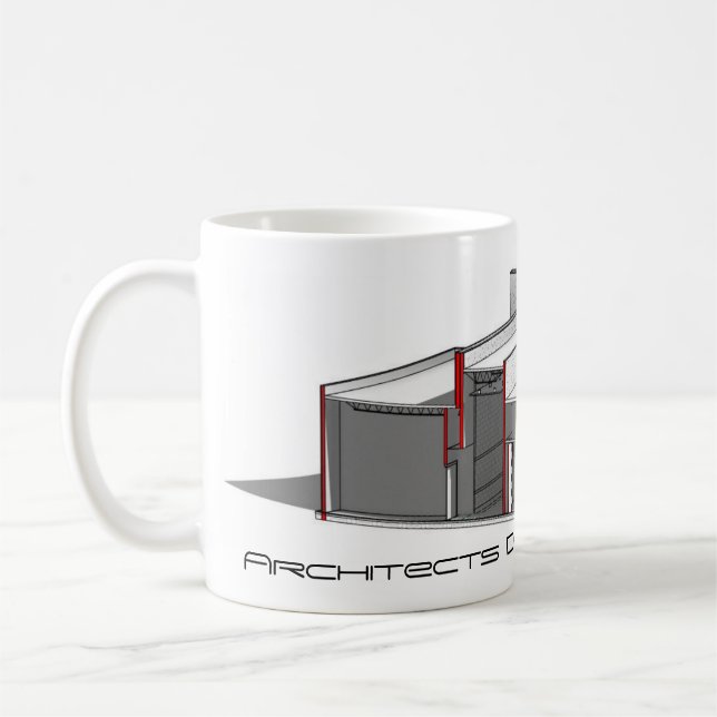 Les architectes le font avec la tasse de modèles (Gauche)