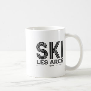 Les Arcs Ski Resort France Alps French Skiing Souv Coffee Mug
