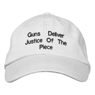 Les armes à feu donnent justice Casquette ajustabl