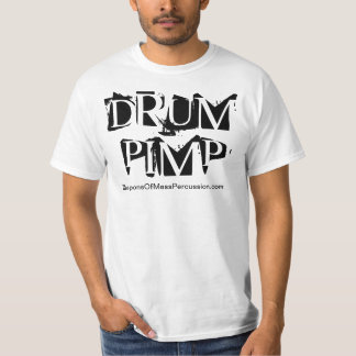 Les armes du T-shirt de masse "battent du tambour
