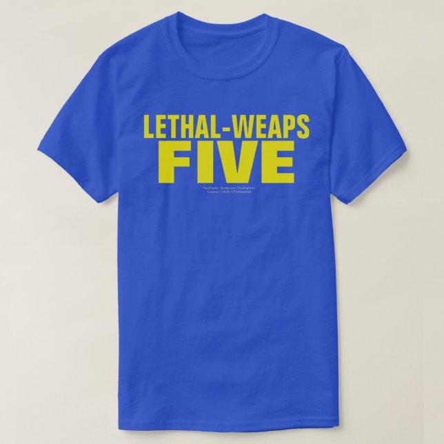 LES ARMES JURIDIQUES CINQ T-shirt (Design devant)