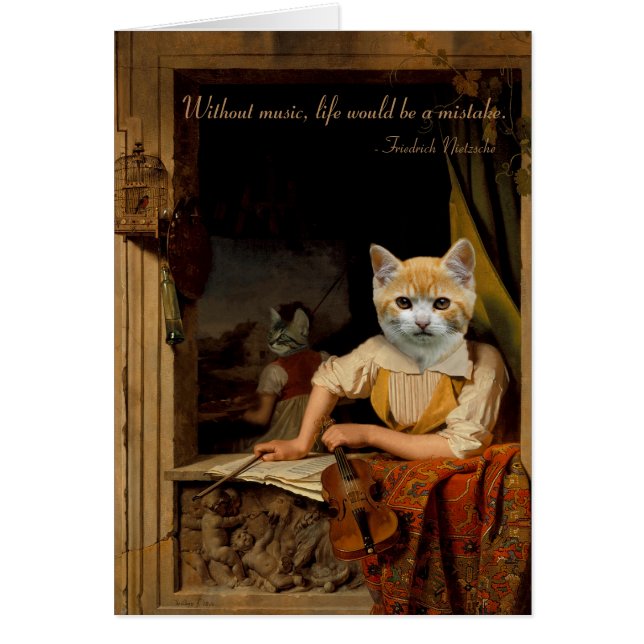 Les artistes de chat - composé anthropomorphe (Devant)