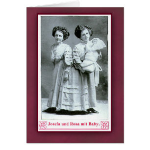 Les artistes de Josefa et Rosa Circus sur cartes