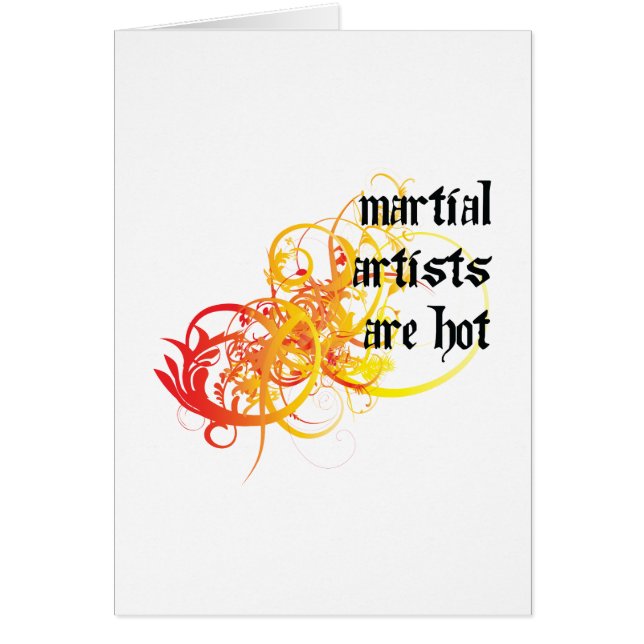 Les artistes martiaux sont chauds (Devant)