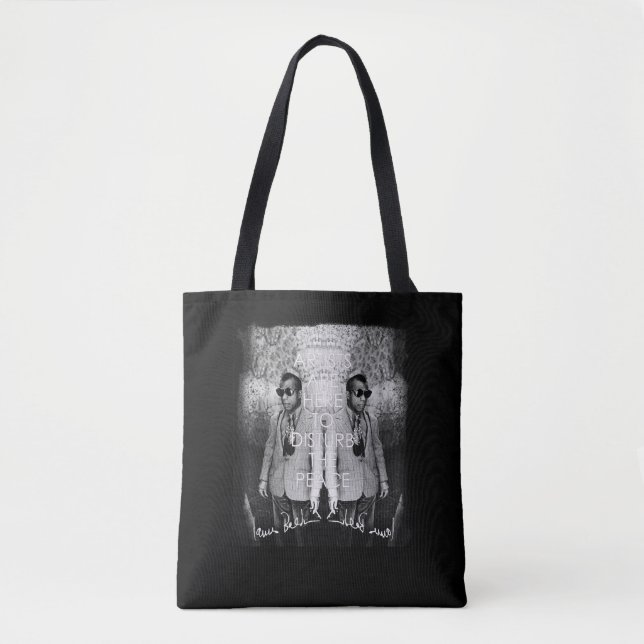 Les artistes sont ici pour déranger : Sac (Devant)