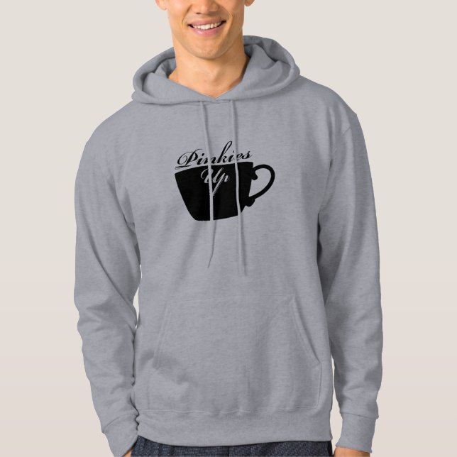 Les auriculaires lèvent le sweat - shirt à capuche (Devant)