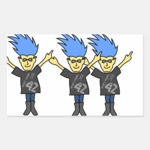 Les autocollants amusants ne paniquent pas