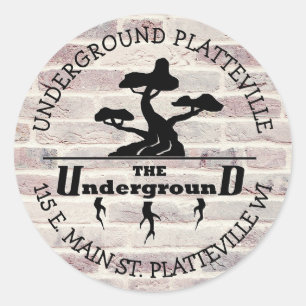 Les autocollants du logo Underground Vaping Shop