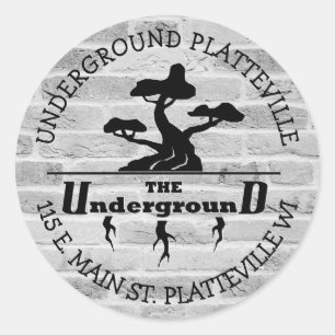 Les autocollants du logo Underground Vaping Shop