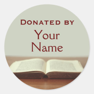 Les autocollants personnalisables de donation de