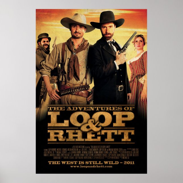 "Les aventures de Loop & Rhett" Poster d'une feuil (Devant)