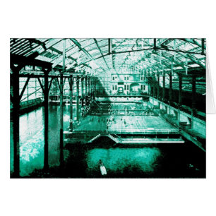 Les bains - carte