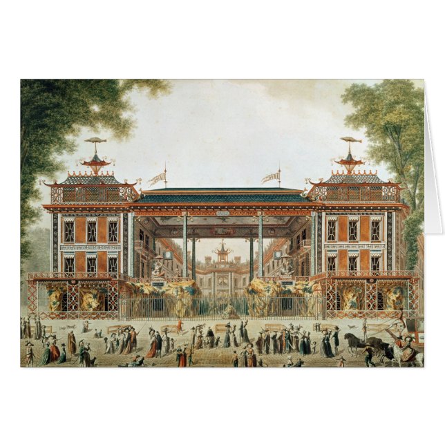 Les bains chinois à Paris, établi par Lenoir (Devant horizontal)
