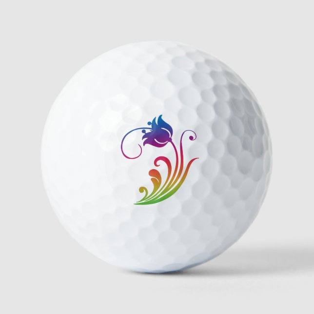 Les balles de golf à fleurs (Recto)