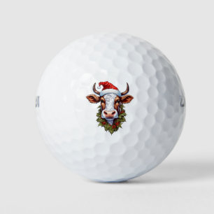 Les balles de golf de Noël Cow