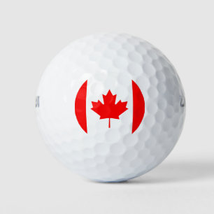 Les balles de golf du Canada Flag