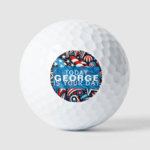 Les balles de golf patriotiques