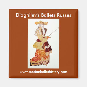Les Ballets de Diaghilev Russes Magnet