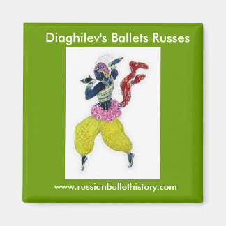 Les Ballets de Diaghilev Russes Magnet