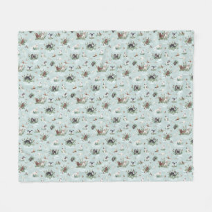 LES BARBETS FLEECE BLANKET