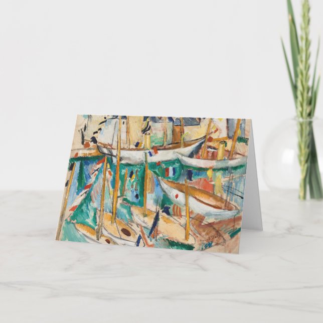 Les Bateaux | Raoul Dufy Card (Front)
