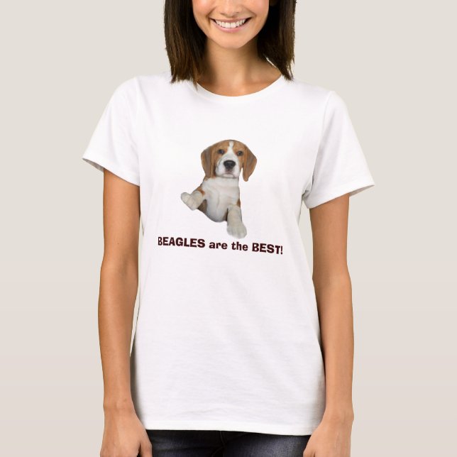Les beagles Sont Les Meilleures T-Shirt Dames (Devant)