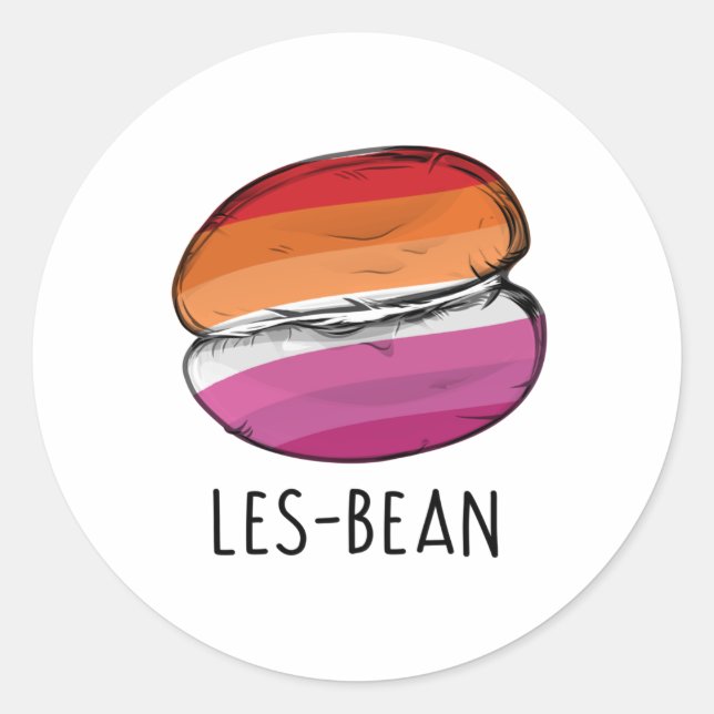 Les-Bean Classic Round Sticker (Front)