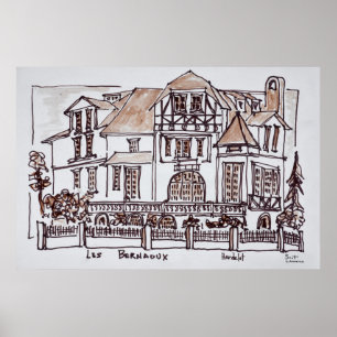 Les Bernaoux Neufchatel Hardelot, France Poster