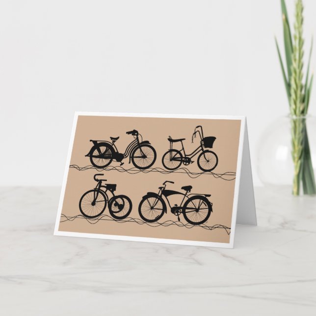 Les Bicyclettes Card (Front)