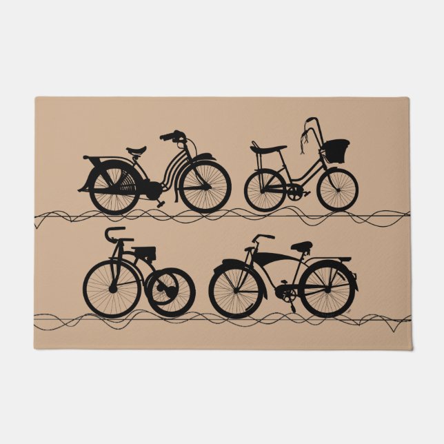Les Bicyclettes Doormat (Front)