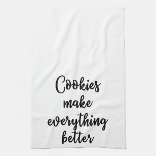 Les biscuits font à tout une meilleure serviette