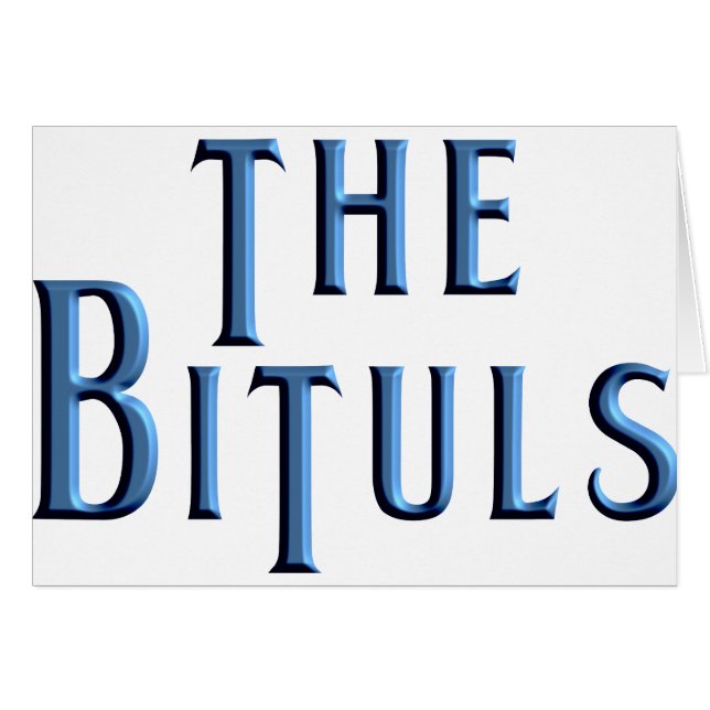 Les bituls (Devant horizontal)