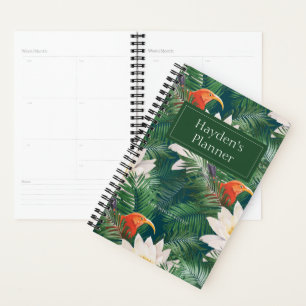 Les Blancs Lotus Tropical Birds & Lotus Motif