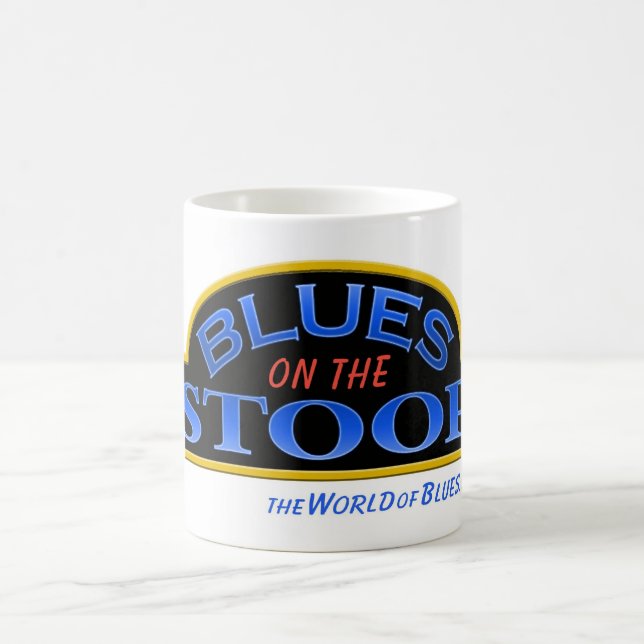Les BLEUS sur la tasse de café de STOOP avec des (Centre)
