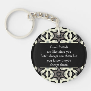 Les bons amis sont comme les étoiles Custom Quote 