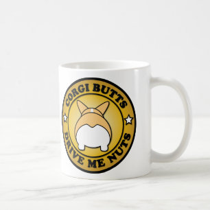 Les "bouts de corgi me conduisent" tasse Nuts