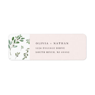 Les branches d'olivier peintes simple rougissent