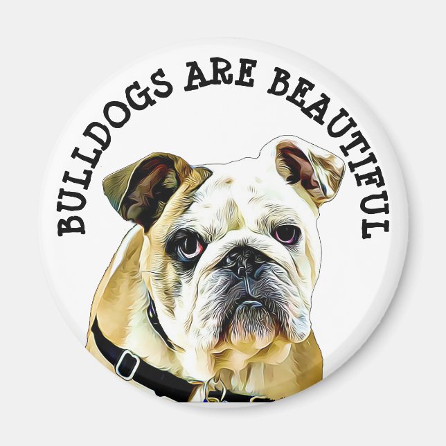 Les Bulldogs sont un bel aimant (Devant)