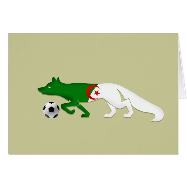 Les cadeaux du football de Le Fennec de drapeau de (Devant horizontal)